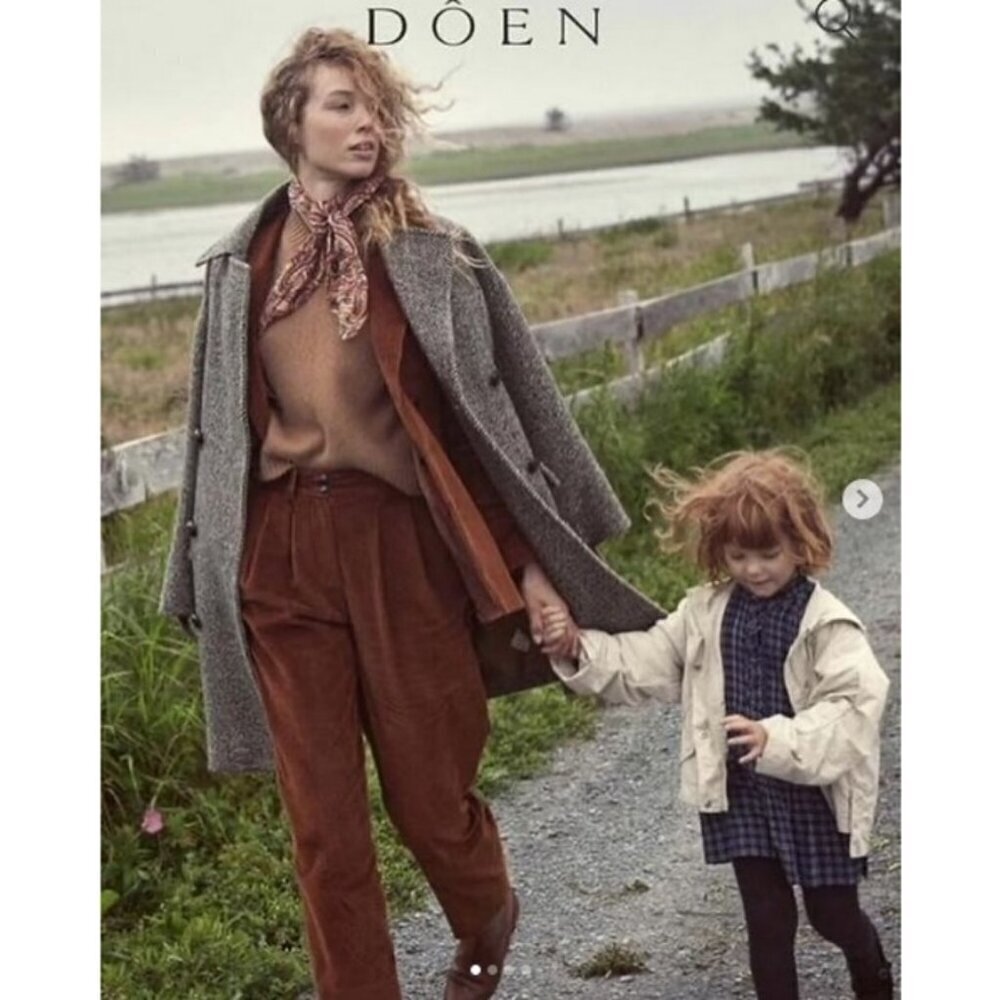💕DOEN💕 Atherton Pant ~ High Waisted Corduroy Pants Terra Di Siena 6 NWT